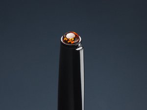 Ball pen with AMBER stone 2070036