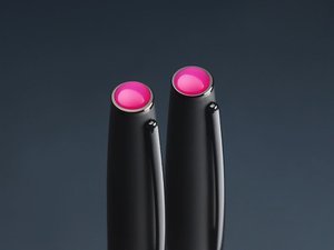 Set di penne in agata magenta 2216036